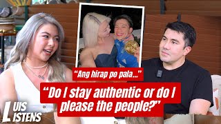 LUIS LISTENS TO CHLOE ANJELEIGH Do I stay authentic or do I please the people  Luis Manzano [upl. by Attelahs]