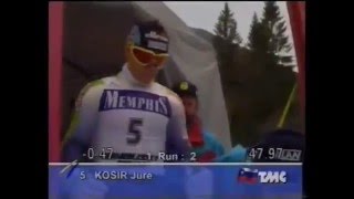 Alberto Tomba wins slalom Kranjska Gora 1995 [upl. by Ola]