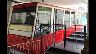 Funicular San Vigilio Bergamo Italy [upl. by Esyli759]