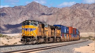 HD UP Trains in South Western Arizona February 2019 [upl. by Chien541]