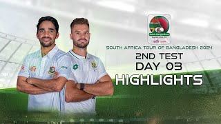 Bangladesh vs South Africa Highlights  2nd Test  Day 3  South Africa tour of Bangladesh 2024 [upl. by Aneertak560]