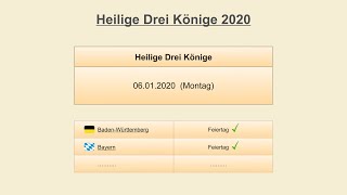 Heilige Drei Könige 2020 [upl. by Herod823]