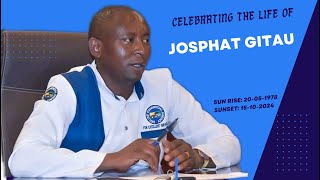 CELEBRATING THE LIFE OF JOSPHAT GITAU DIRECTOR SKYLINK [upl. by Ijic]