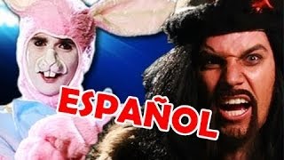 Epic Rap Battles Of History  Español  Genghis Khan vs The Easter Bunny [upl. by Leunam]