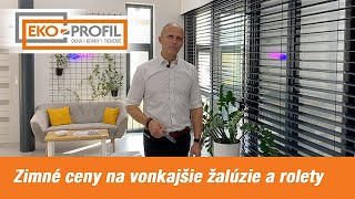 Zimné ceny na vonkajšie žalúzie a rolety [upl. by Feigin]