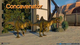 Released Concavenator  Jurassic World Evolution 2 [upl. by Ahsocin]