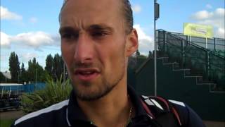 Ruben Bemelmans interview after advancing to the quarterfinals of the Aegon Nottingham Challenge [upl. by Korella916]