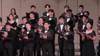 《A Chloris》 Reynaldo Hahn （1874 1947） Arr：Jonathan Wikeley 钢琴伴奏：焦敏琦 合唱：中央音乐学院音乐教育学院高年级合 [upl. by Beverlee]