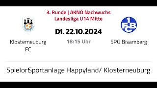 U14 LL Klosterneuburg  SPG Bisamberg [upl. by Greenlee]