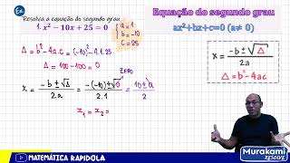 EQUAÇÃO DO SEGUNDO GRAU 🚨🚨 Aula completa 10 [upl. by Airtap]