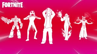 ALL BUILTIN EMOTES IN FORTNITE BATTLE ROYALE [upl. by Ayaj366]