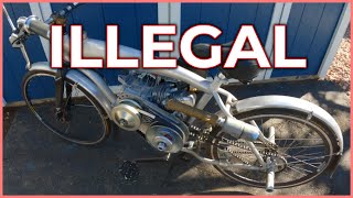 This Motorized Bike is ILLEGAL But They Dont Care [upl. by Rene]