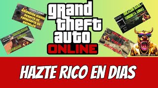 🔥🔥🔥GTA ONLINE MUCHISIMO DINERO TODAS LAS UBICACIONES DIARIAS TE HACES RICO RAPIDAMENTE🔥🔥🔥 [upl. by Moya]