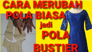 tutorial pecah pola bustier gaun pengantin by yudi setiawan [upl. by Perni222]