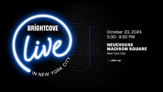 Brightcove Live in New York City  Recap [upl. by Aicenad]