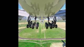 This is CRAZY to SEE Landing Gear View of B747  MSFS [upl. by Adnilam]