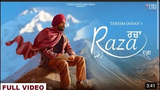 Raza Vich Rakhi  official video Tarsem Jassar New Punjabi Song 2022 Latest Punjabi Song [upl. by Aduh]