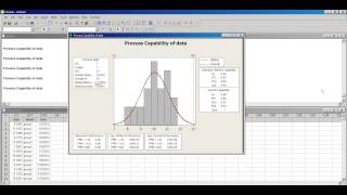 minitab capability analysis [upl. by Enohpesrep]