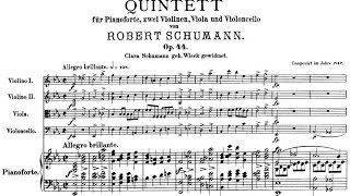 Robert Schumann  Piano Quintet in E flat major Op 44 [upl. by Ert]