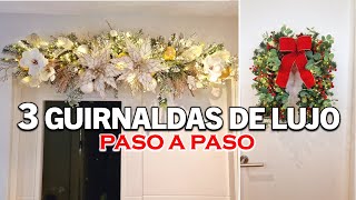 GUIRNALDAS DE LUJO DIY NAVIDAD 2024 [upl. by Laure734]