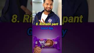 Top 10 Favourite Biscuit 🍪 of Indian Cricketers viratkohli cricket biscuit shortsfeed [upl. by Nwad289]