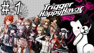 Lets Play Danganronpa Trigger Happy Havoc Blind  1  Prologue Welcome To Despair [upl. by Nedrob951]