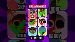 Guess Who Is Singing  Guess The Horror Incredibox Sprunki Characters By Their Voice Tunner Oren [upl. by Anisamoht]