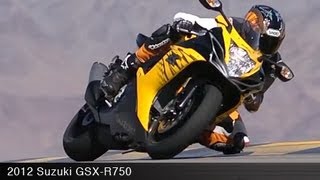 MotoUSA 2012 Suzuki GSXR750 Comparison [upl. by Eissed]