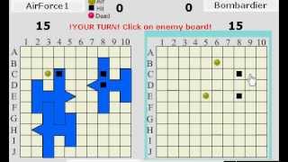 ducttapegamescom  Avioane joc online  multiplayer game like battleship [upl. by Cibis]