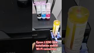 Epson L3250 New Installation Mobile WiFi router cannot Red service epson printersupportsoftware [upl. by Nesilla]