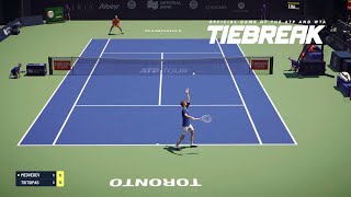 TIEBREAK  Daniil Medvedev Vs Stefanos Tsitsipas I Toronto Masters I Expert Difficulty PS5 [upl. by Fauch]