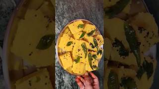 Dhokla recipe trending dhokla besandhoklarecipe youtubeshorts recipe [upl. by Llerdna994]