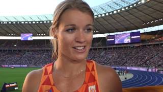 Dafne Schippers NED after the semifinals of the 200m [upl. by Zerat]