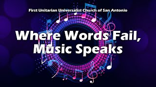 March 10 2024  quotWhere Words Fail Music Speaksquot with William Westney and Rev Mark Skrabacz [upl. by Adohr]