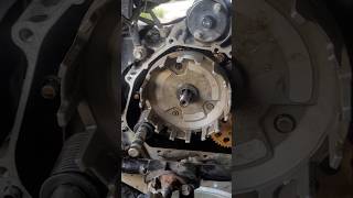 Bajaj Platina 110 H Gear Clutch Plate Changegs Auto service YouTube shortvideo mechancial [upl. by Biddie]