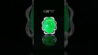 Cixi Bespoke 慈禧客製  Ring 戒指 crafted with Natural Jadeite mounted on Full 18K Gold 天然翡翠、純18K金打造 [upl. by Becker]