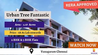 Urban Tree Fantastic ☎️916366782381  23 BHK Flats For Sale In Vanagaram Chennai 💰₹6882 Lac [upl. by Jarvey]