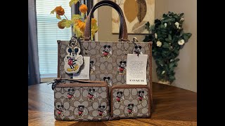 NEW Coach X Disney Dempsey Carryall Reveal [upl. by Thorr726]