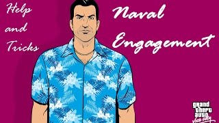 GTA Vice City  Naval Engagement Help and Tricks [upl. by Anaihr]