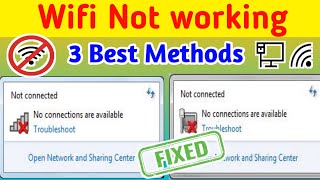 WiFi Not Working Issue in Windows 710  Windows 10 me wifi work nhi kar rha hai  Tipsamptricks [upl. by Scandura968]