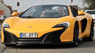 McLaren 650S Spider  hard acceleration  little slalom fail [upl. by Essie]