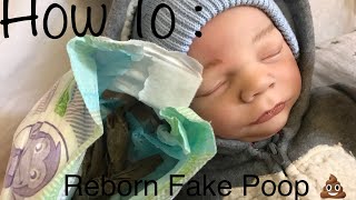 Reborn Poop Explosion  How To Make Fake Poop For Dolls [upl. by Neve]