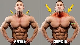 3 Exercícios RÁPIDOS e EFICIENTES para deixar seus TRAPÉZIOS GIGANTES [upl. by Zielsdorf]