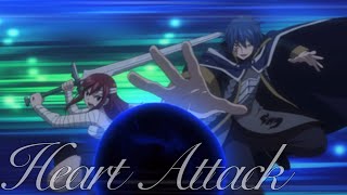 Heart Attack  Erza amp Jellal AMV [upl. by Aydan]