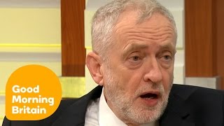 Jeremy Corbyn and Piers Morgans Heated Debate Over Brexit Policies  Good Morning Britain [upl. by Tillion320]