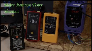 Rotation Testers  Fluke 9062 vs BehaAmprobe PRM6 vs Peakmeter PM5900 [upl. by Tound]