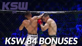 KSW 84 Bonus Winners [upl. by Ecinad]