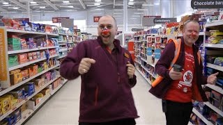 The Proclaimers  500 Miles  Performed by Sainsburys Heaton Store for Comic Relief 2017 [upl. by Nannette]