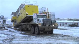 Eagle Drilling Service Rig 1  Rig Move Video [upl. by Ecnal]