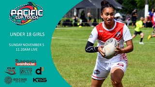 2023 Bunnings Pacific Cup Touch Tournament  U18 Girls  Metro Māori v Ngā Tini o Tainui [upl. by Ahsinor327]